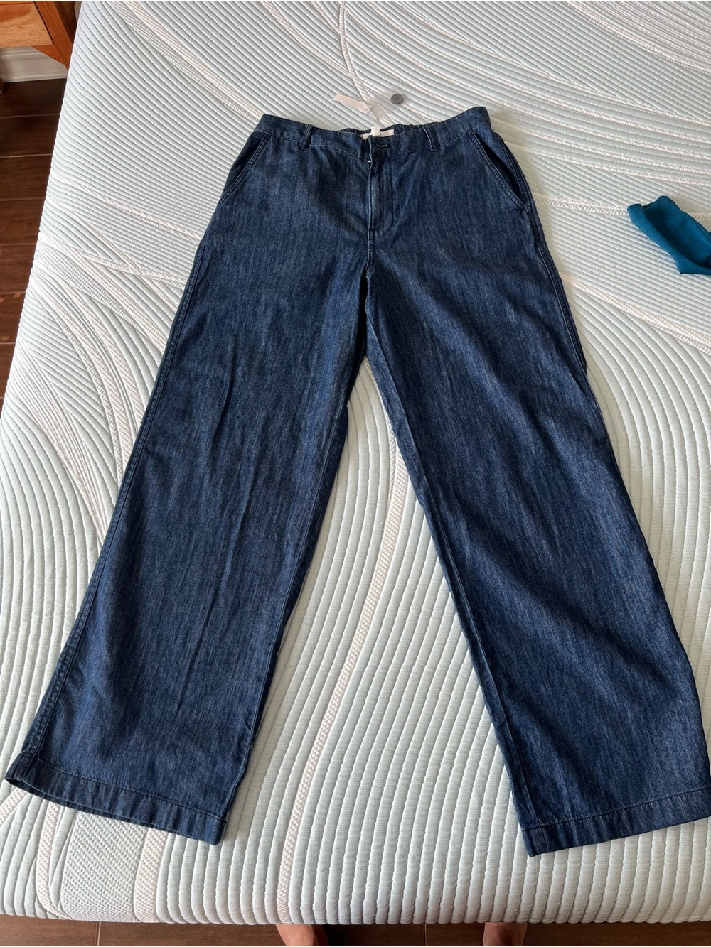 Madewell 100% cotton wide leg jeans
